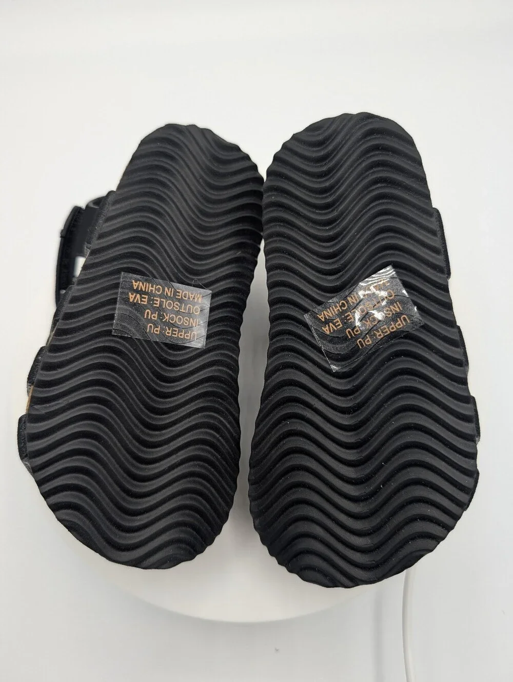 Toddler Black Strappy Fisherman Sandals (Size 6 / NWT)